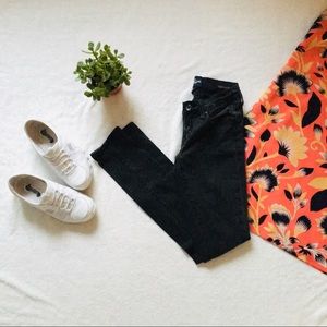 Lucky brand black denim skinny jeans